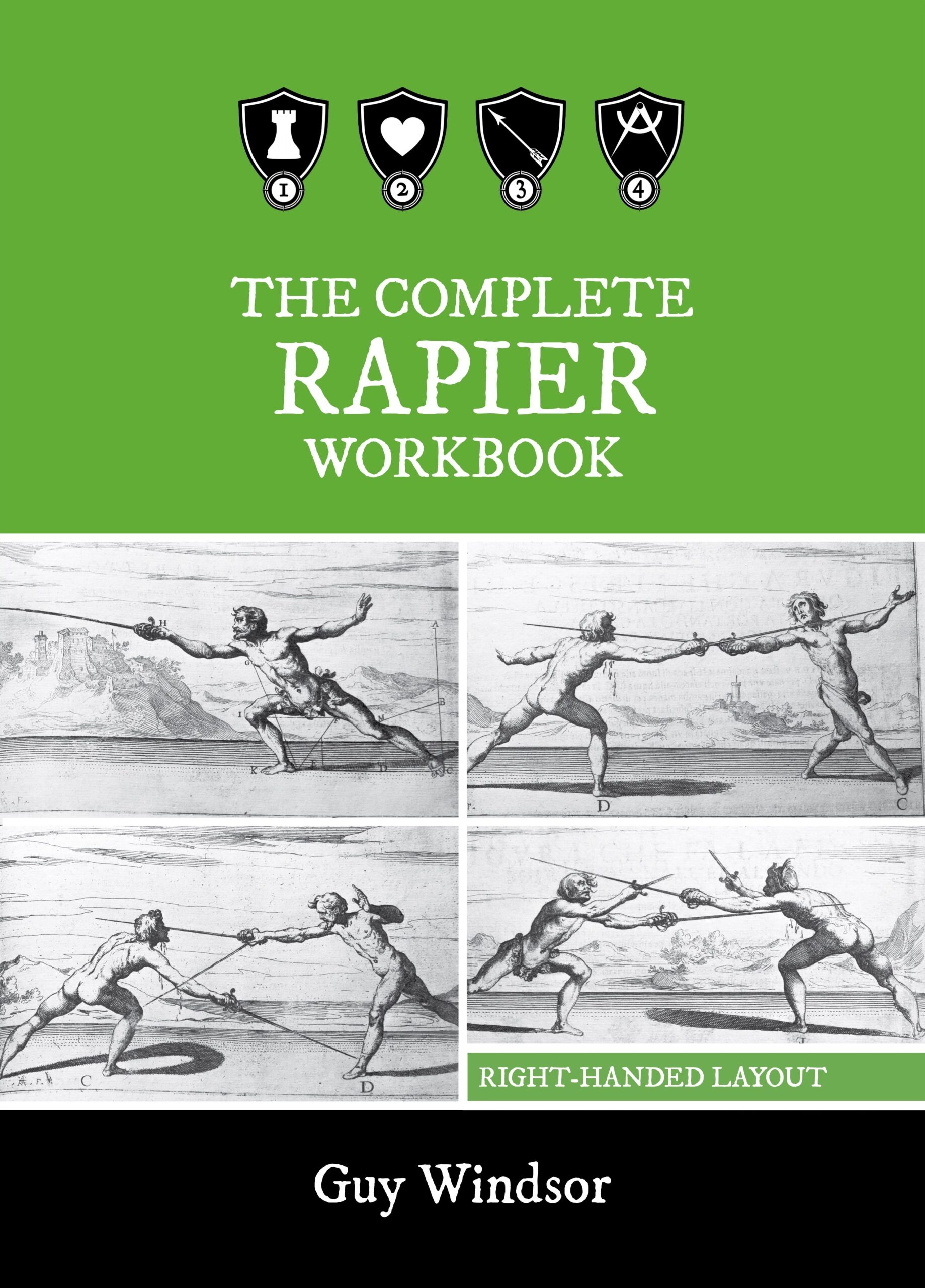 cover of complete rapier workbook which includes how to train swordsmanship